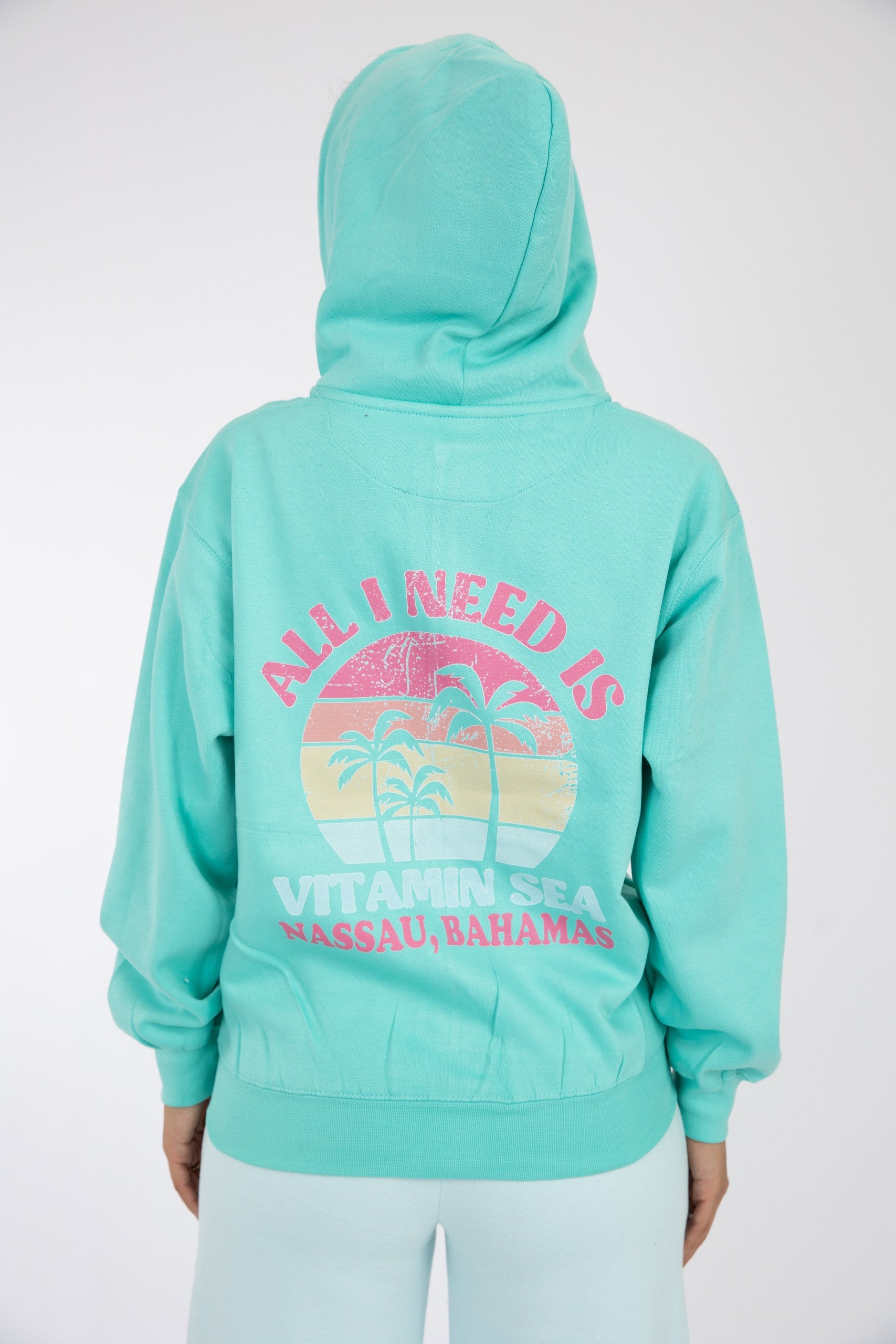 Adult Zipper Hoodie Island Reef