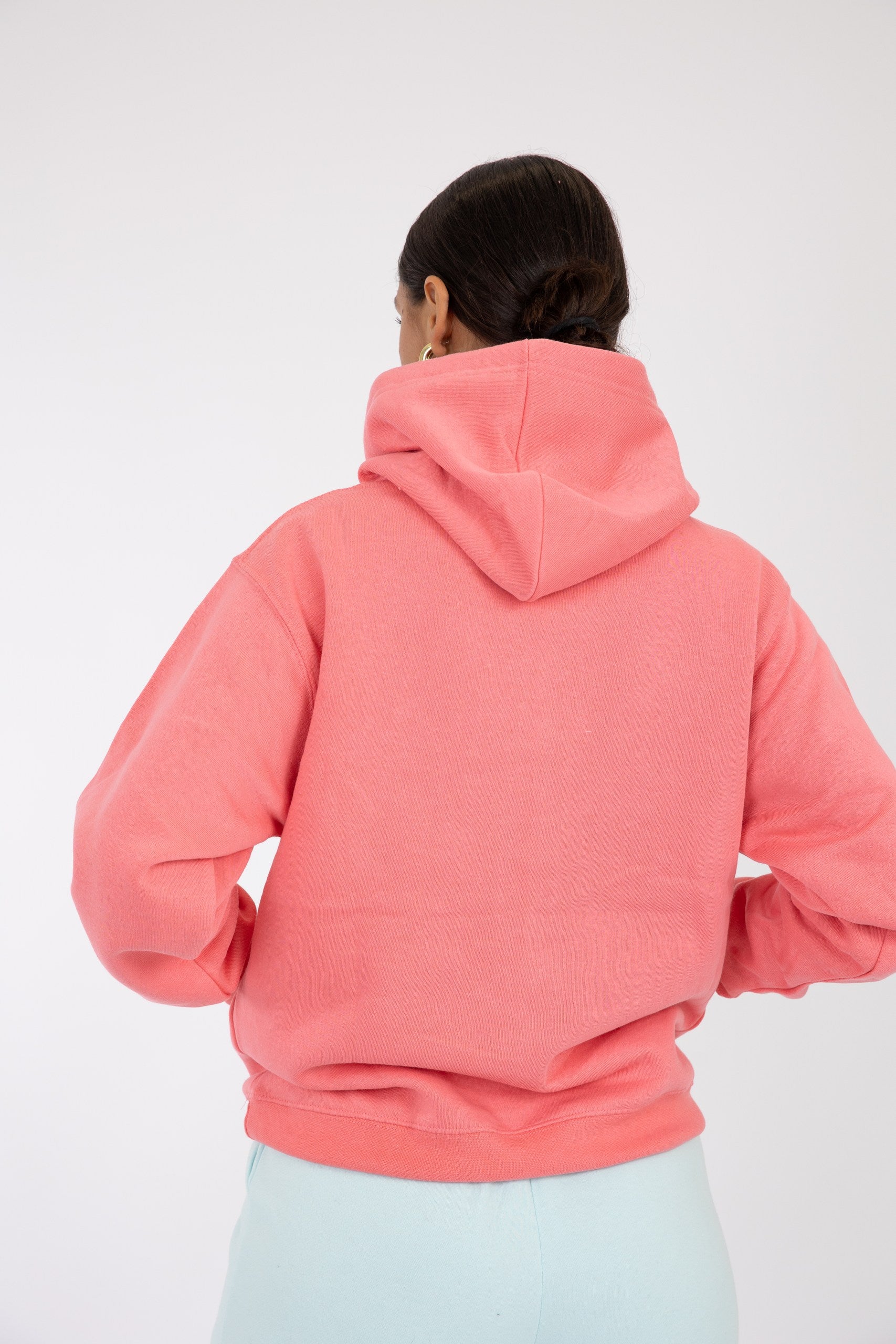 Adult Hoodie Coral Silk