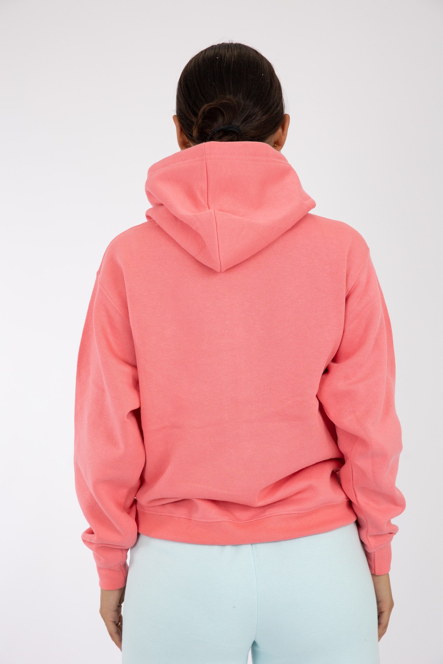 Adult Hoodie Coral Silk
