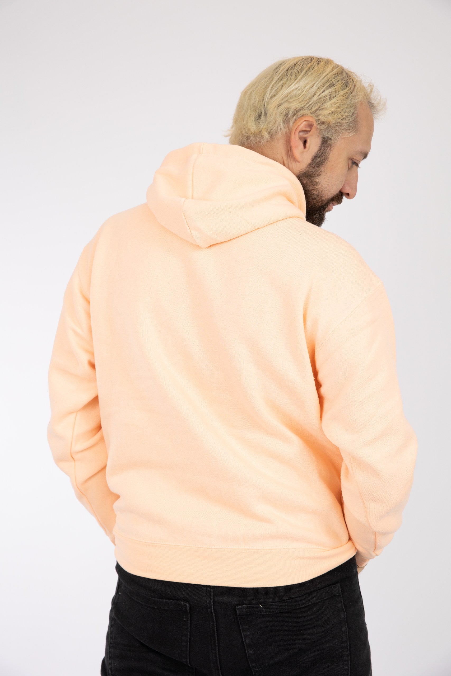 Adult Solid Hoodie Light Apricot