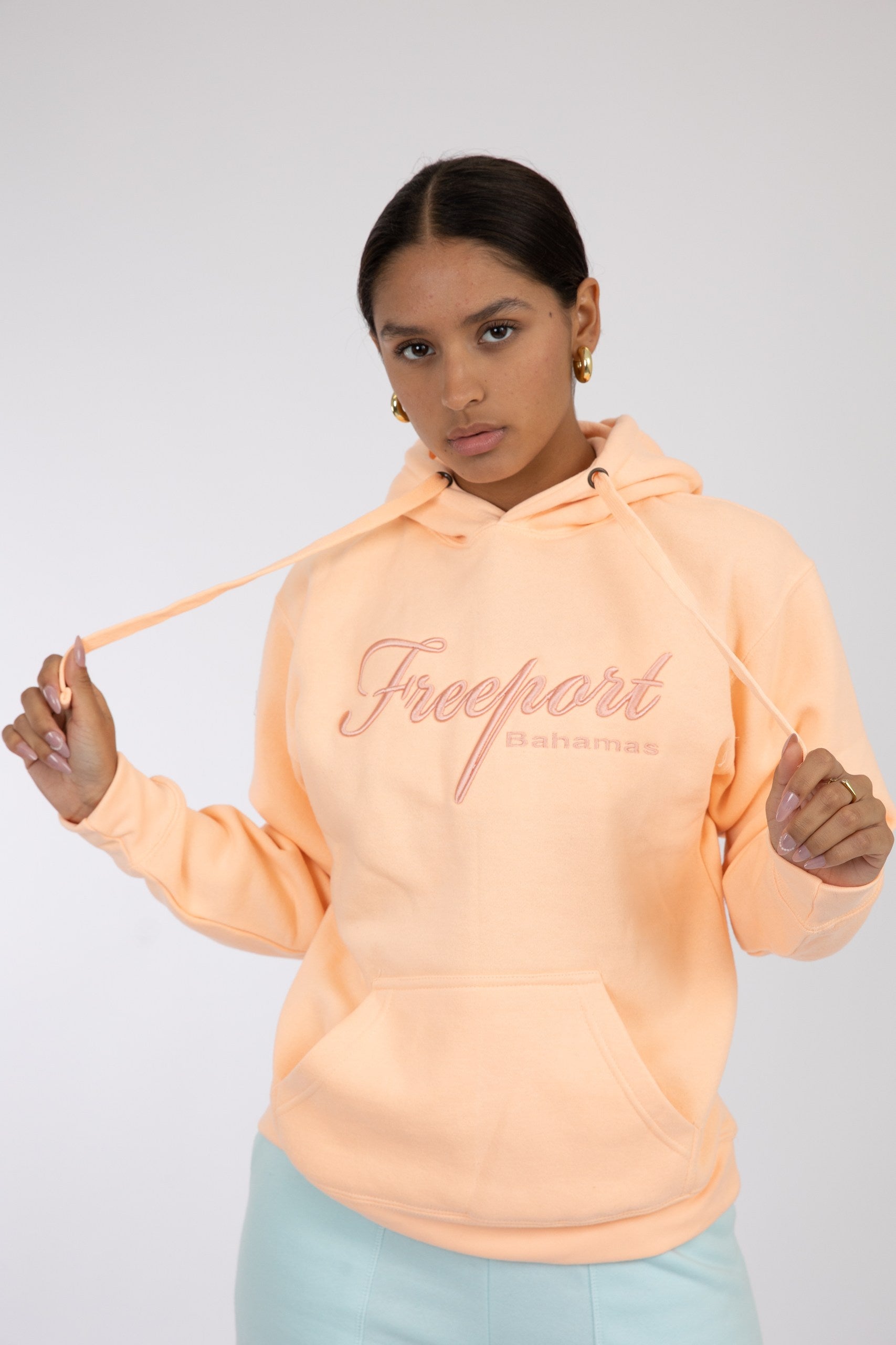 Adult Hoodie Heather Pastel Pink