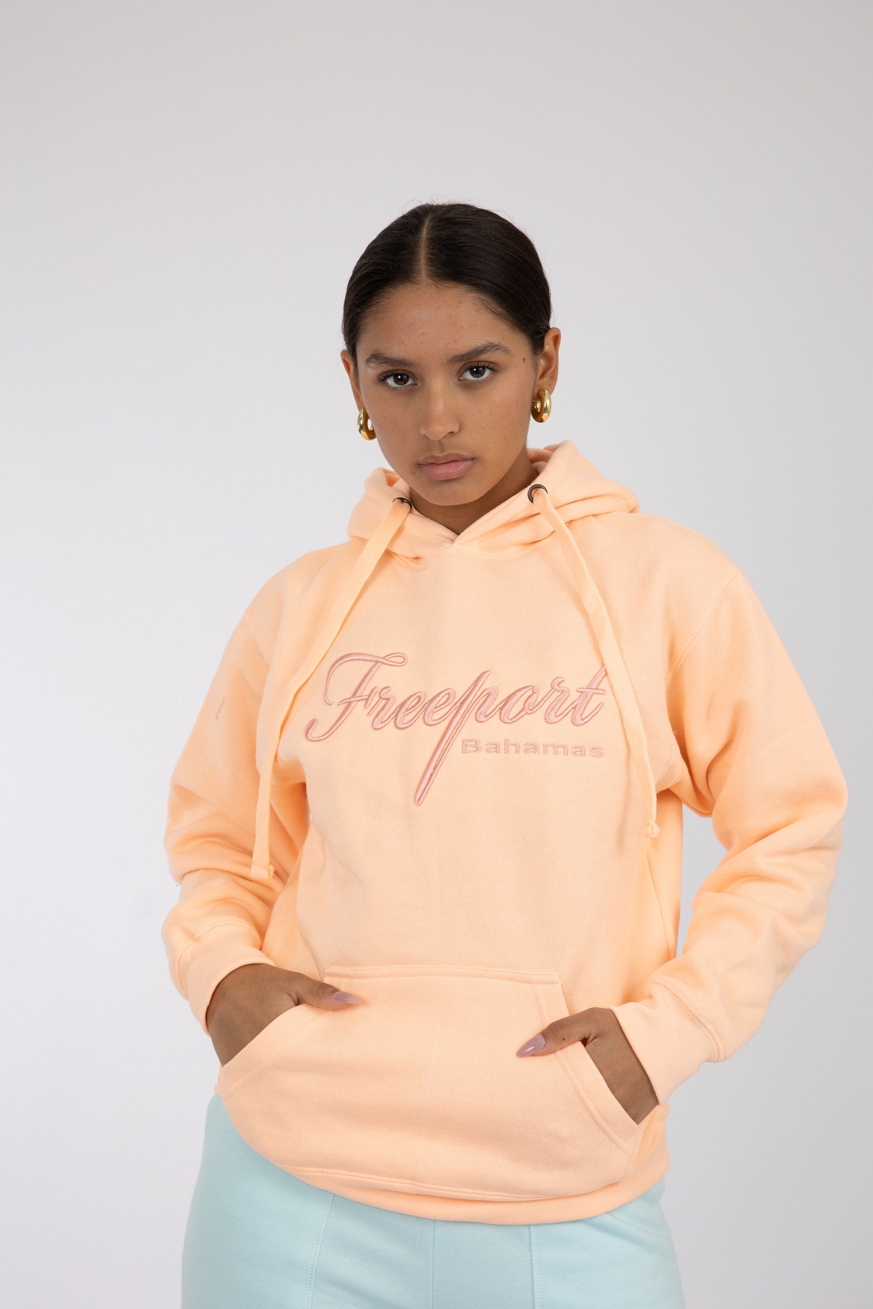 Adult Hoodie Heather Pastel Pink