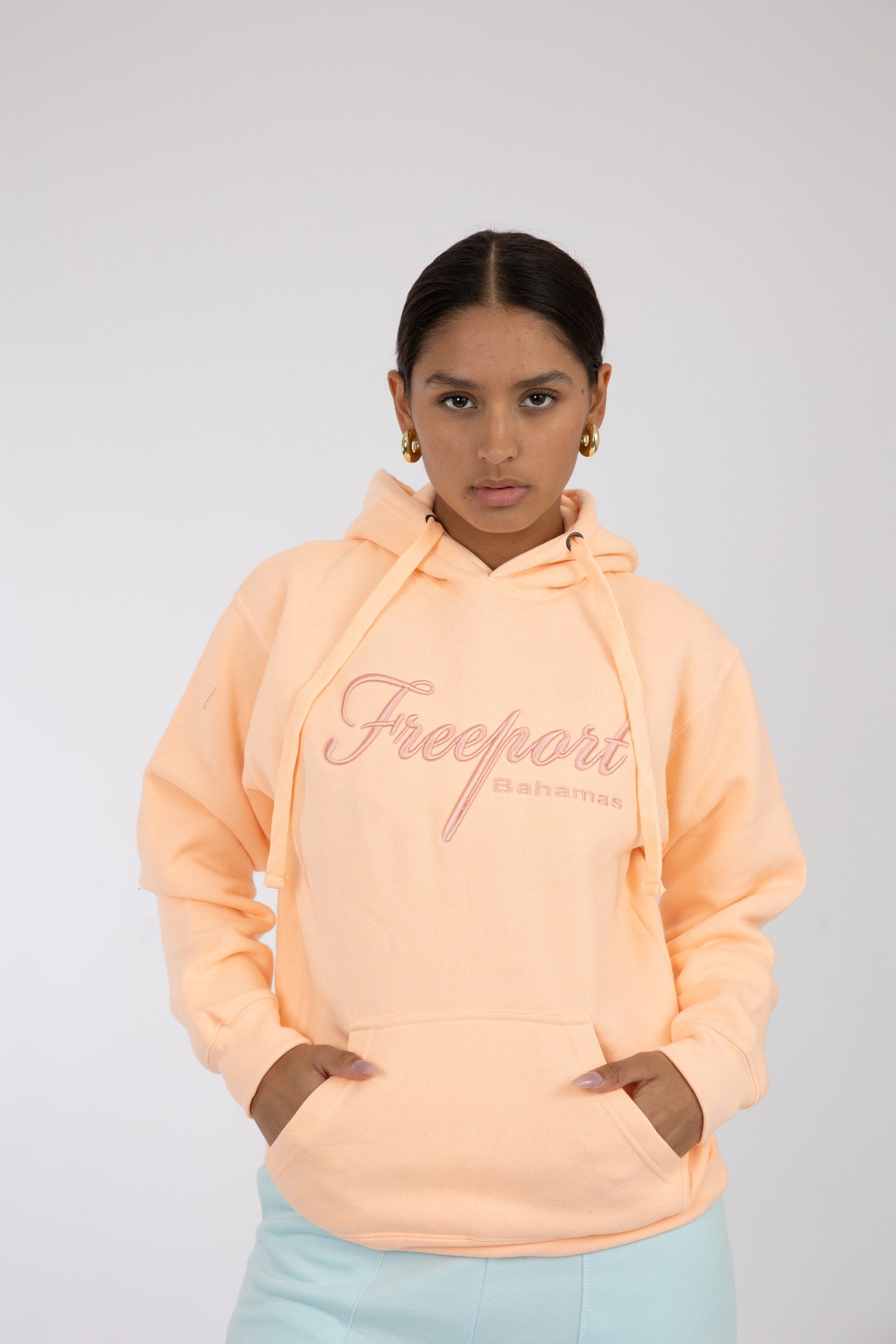 Adult Hoodie Heather Pastel Pink