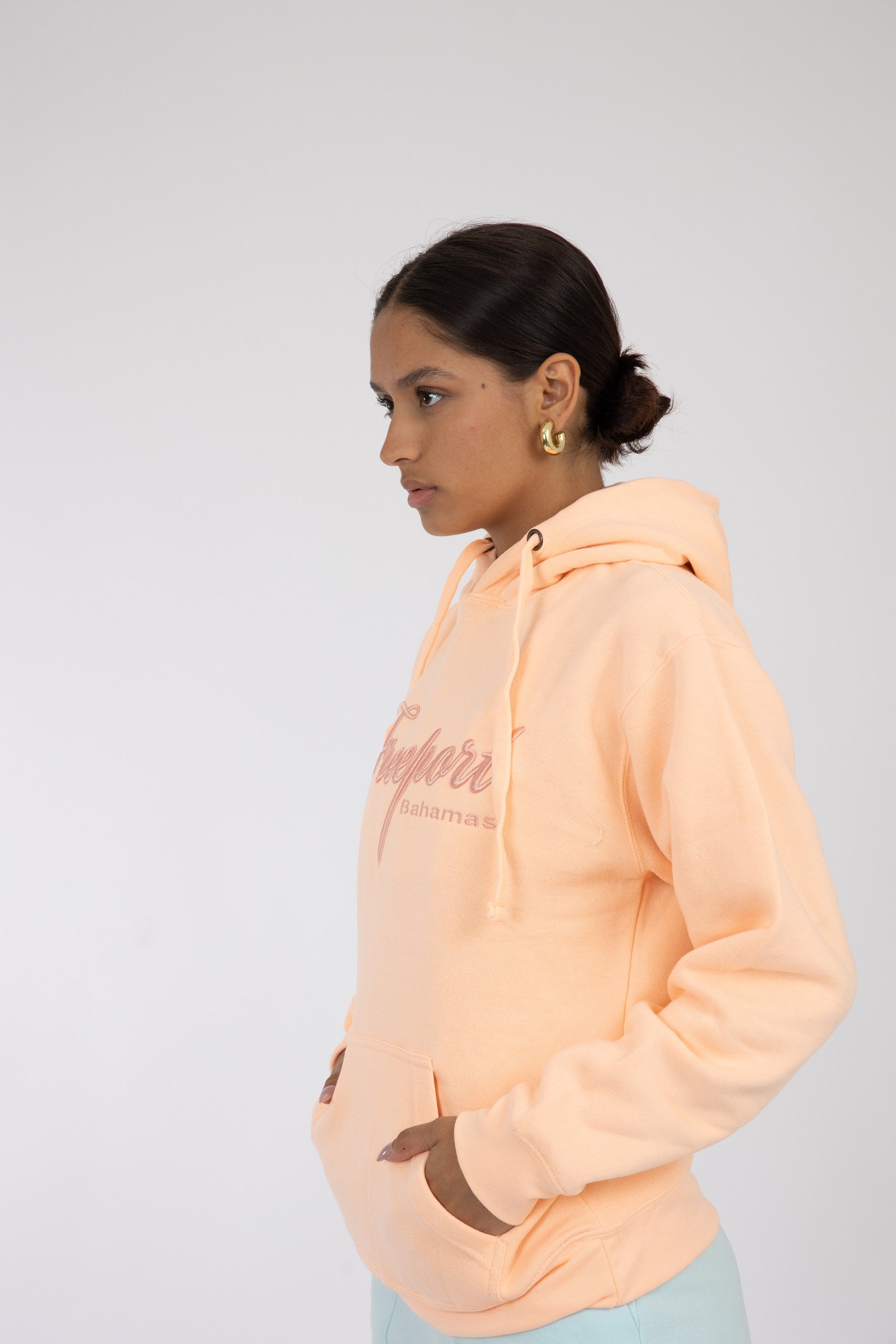 Adult Hoodie Heather Pastel Pink