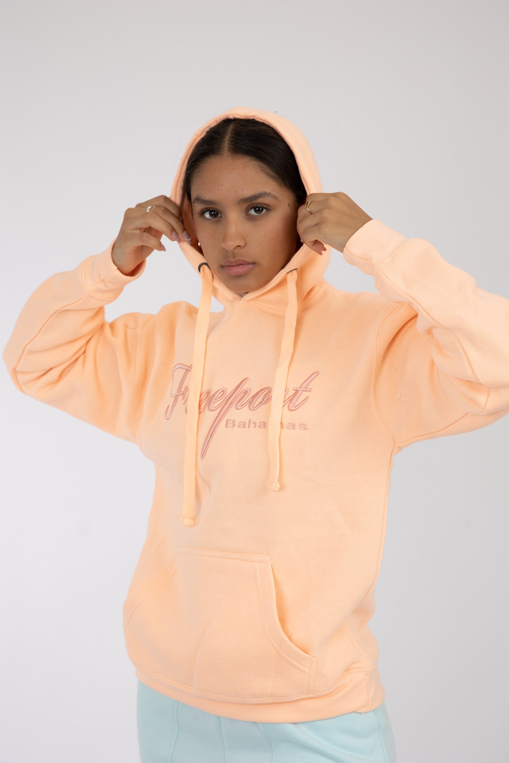 Adult Hoodie Heather Pastel Pink