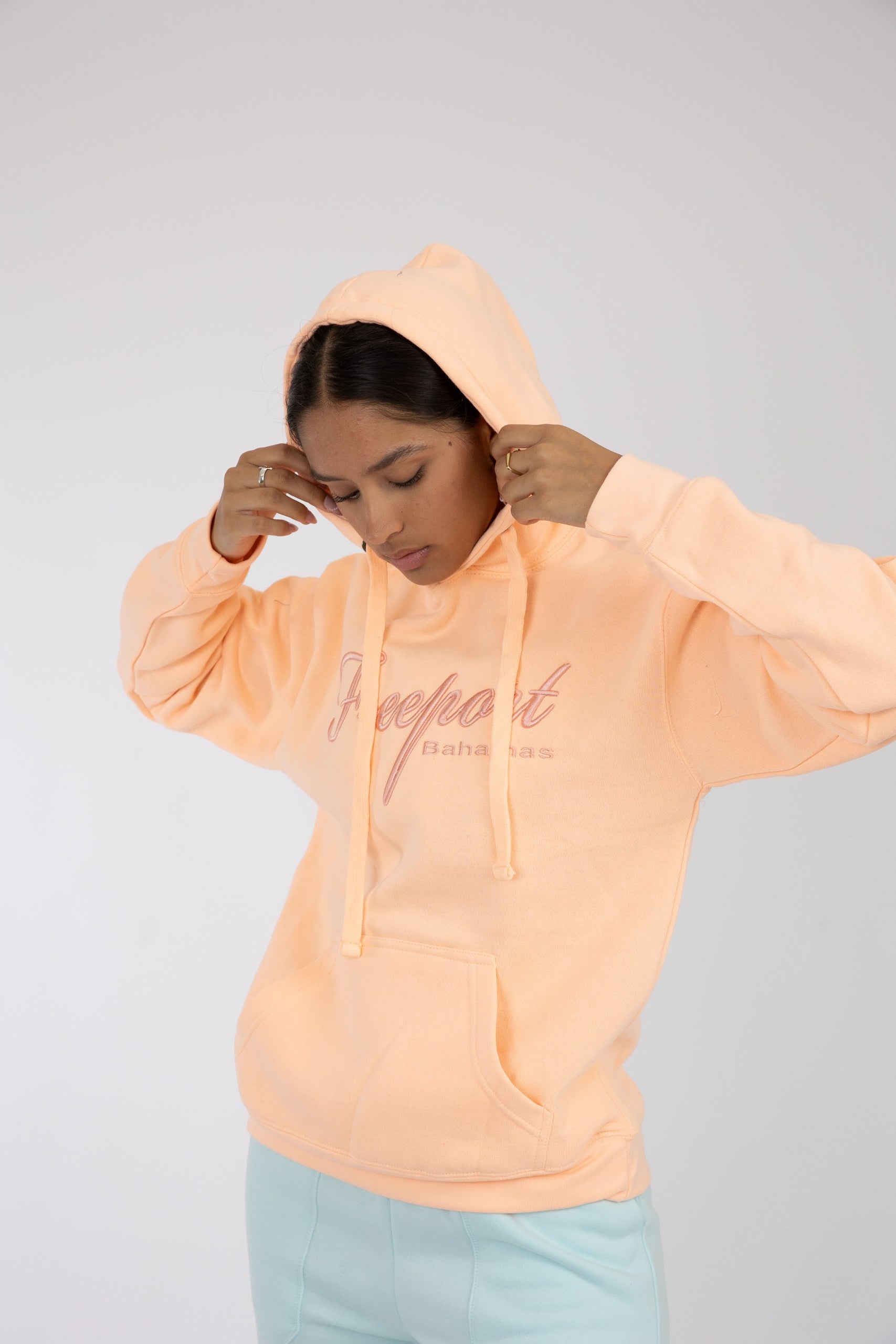 Adult Hoodie Heather Pastel Pink