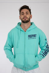 Adult Zipper Hoodie Seafoam