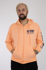 Adult Solid Zipper Hoodie Terracotta