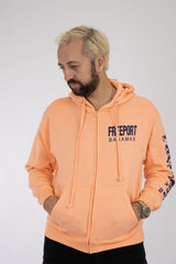 Adult Solid Zipper Hoodie Terracotta