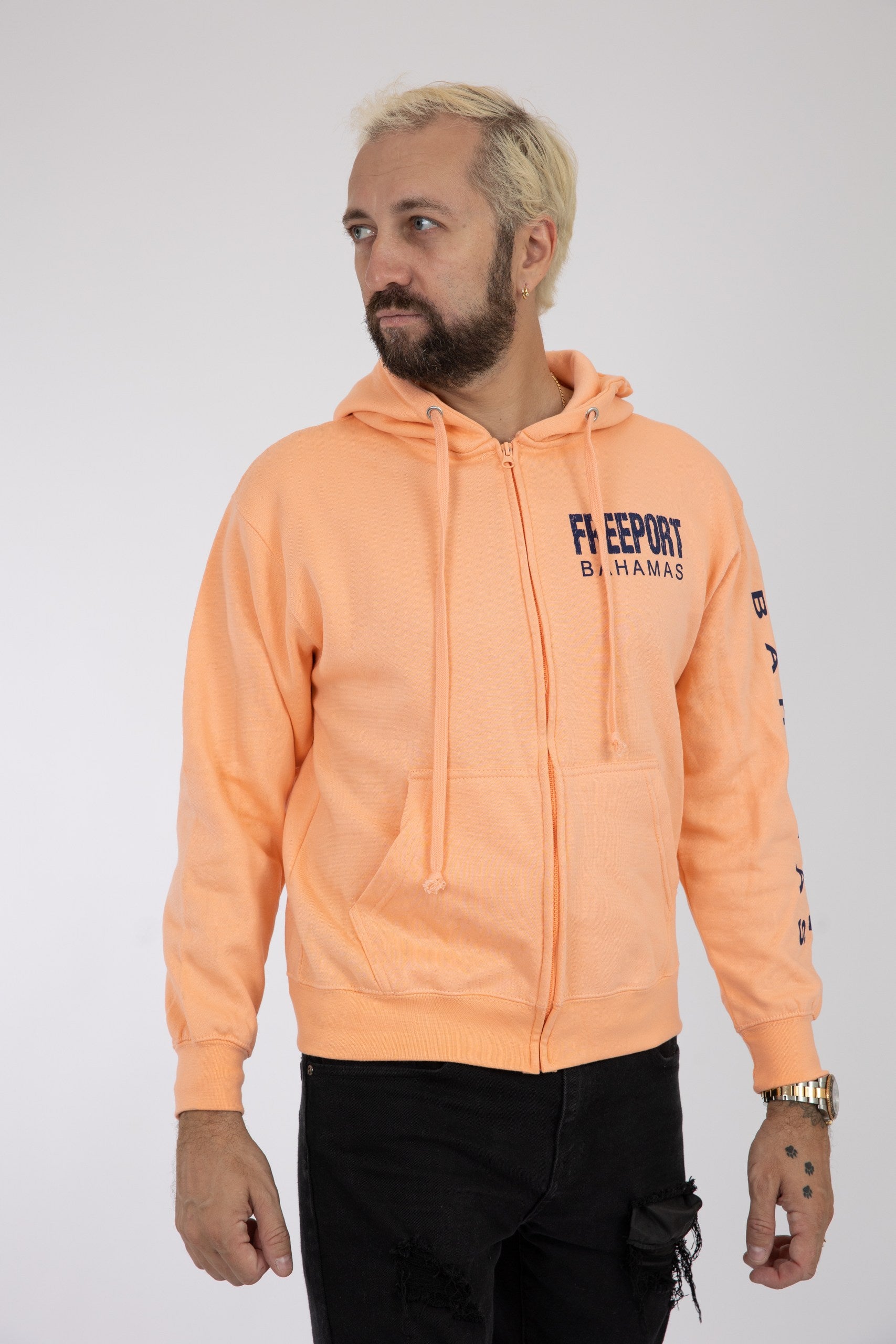 Adult Solid Zipper Hoodie Terracotta