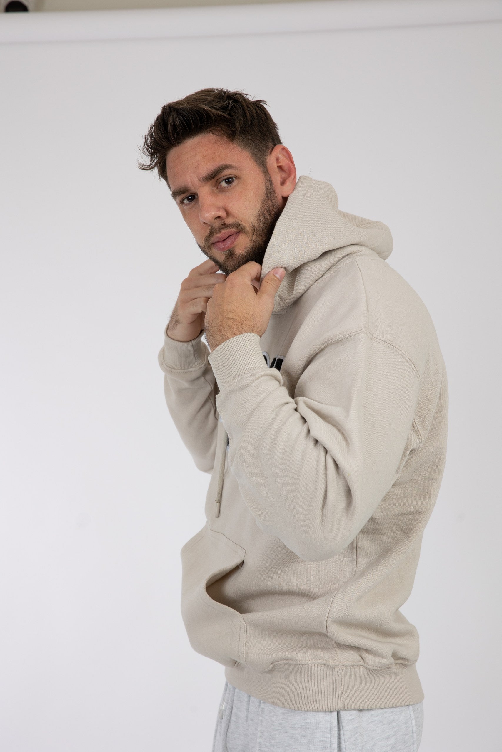 Adult Solid Hoodie Heather Graphite