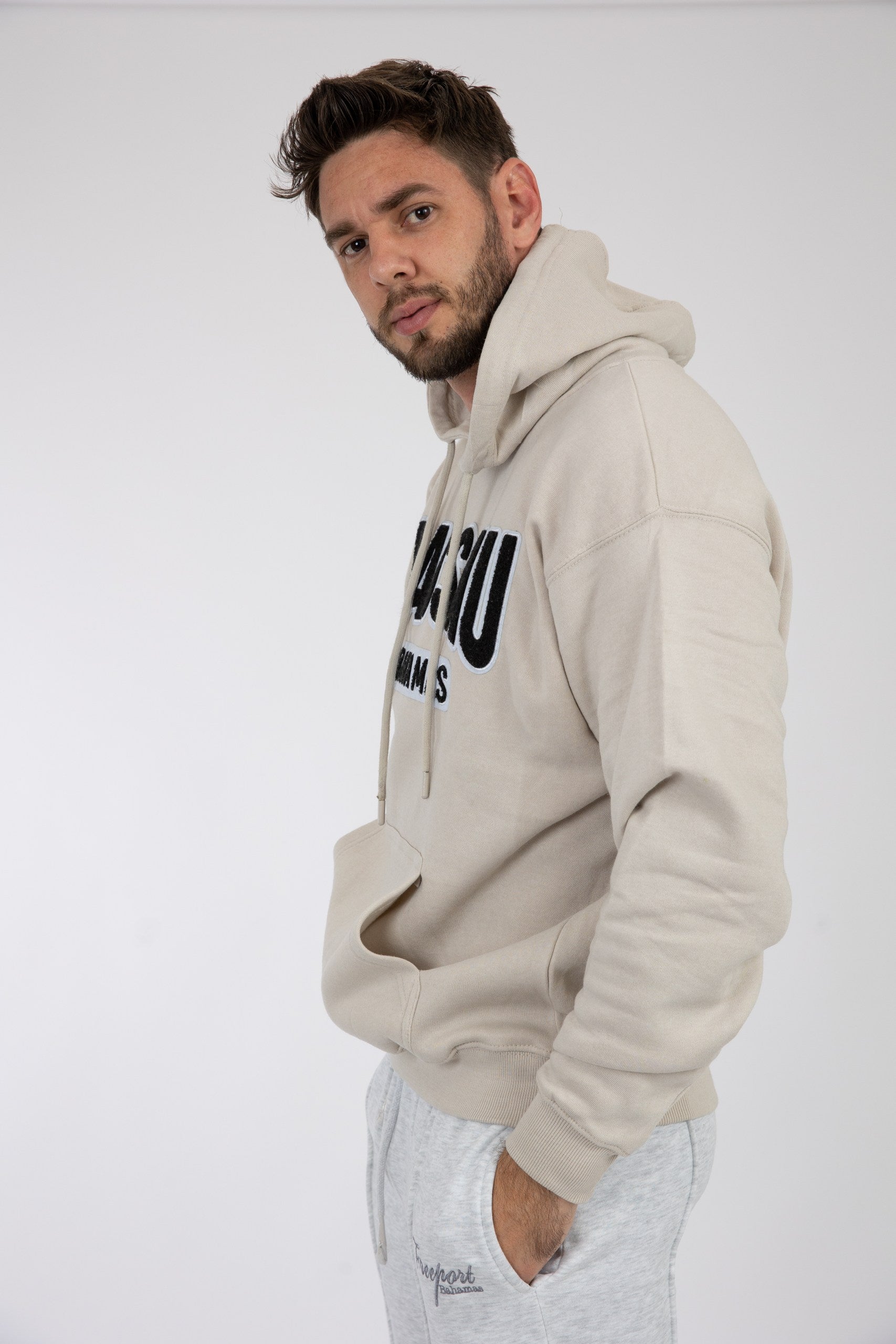 Adult Solid Hoodie Heather Graphite