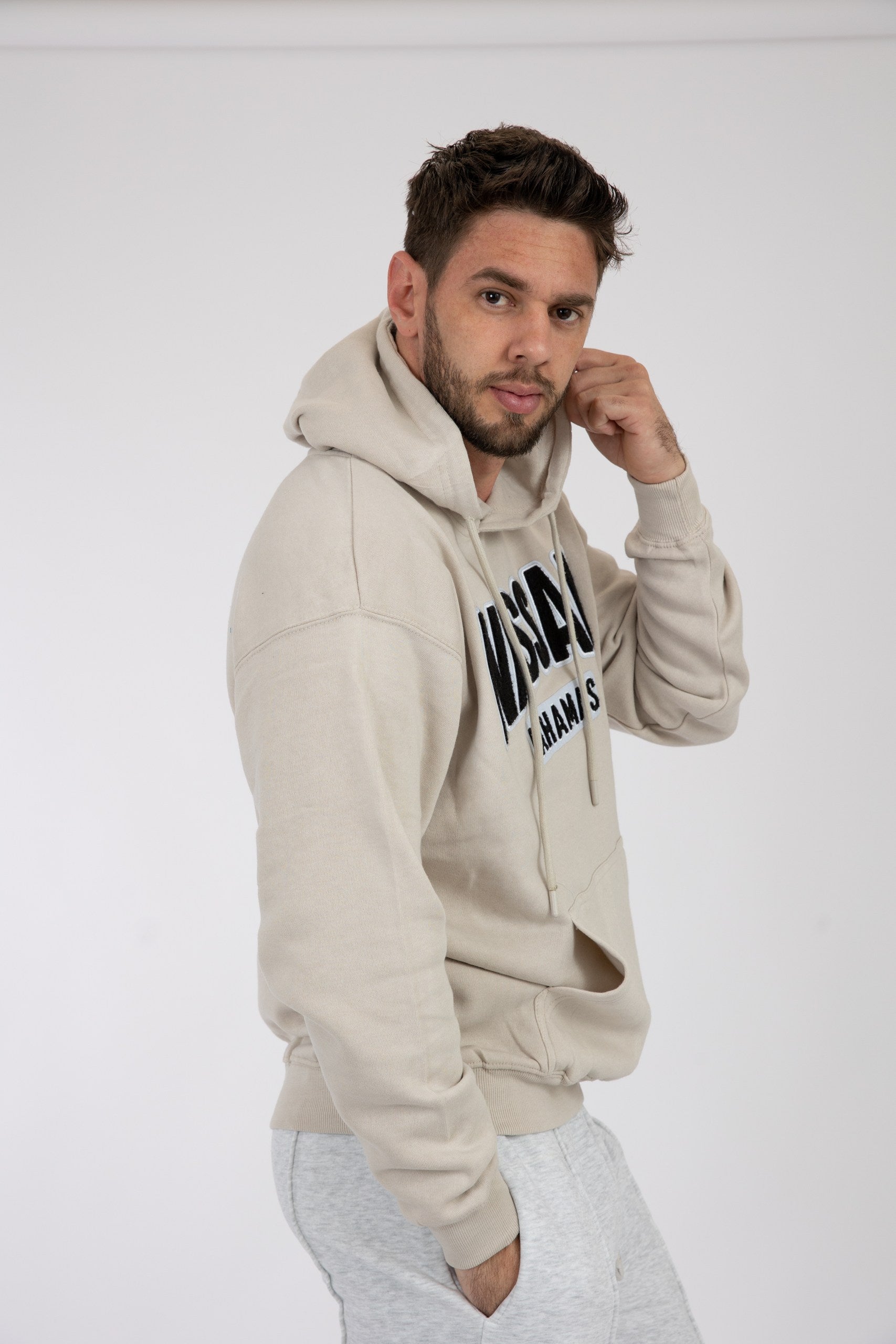 Adult Solid Hoodie Heather Graphite