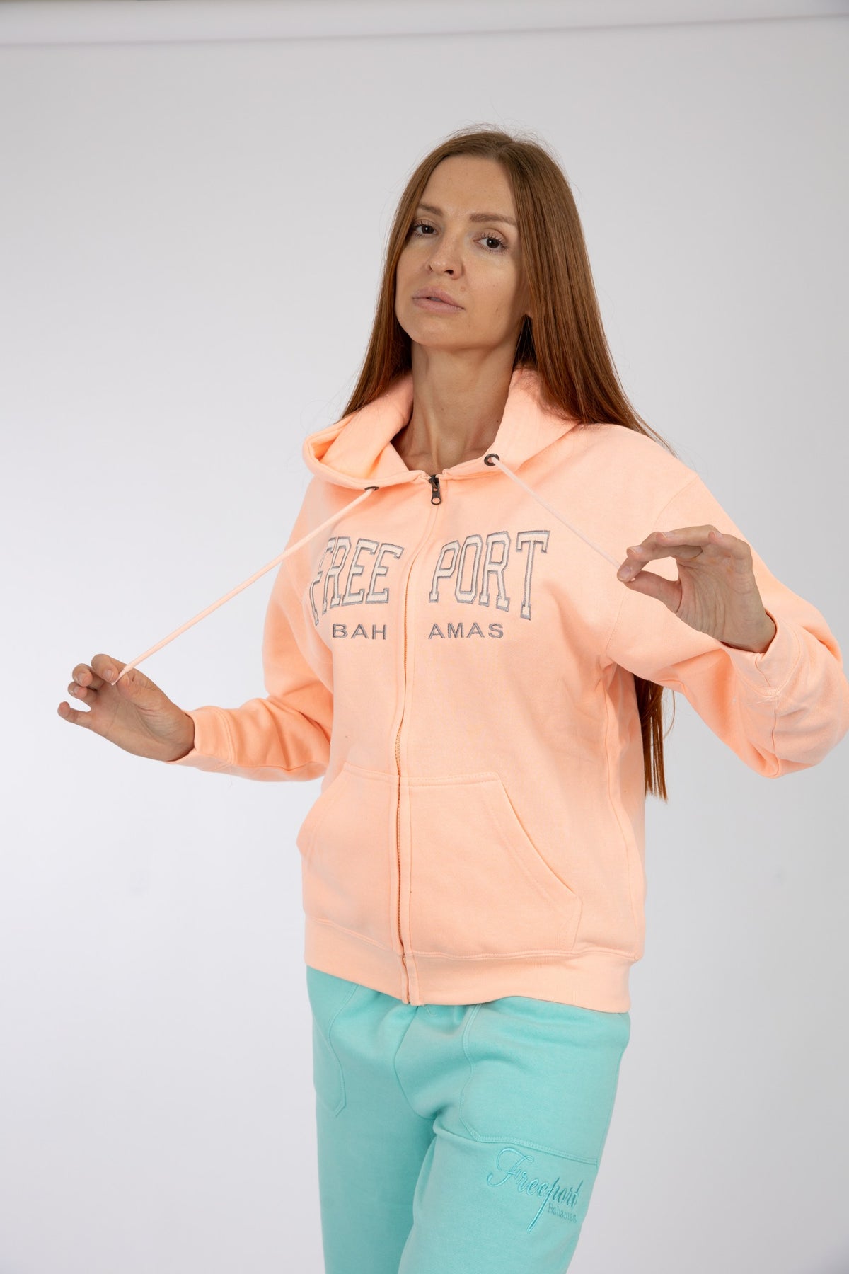 Adult Zipper Hoodie Melon