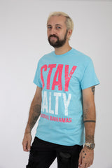 Adult Solid T-Shirts Lagoon Blue