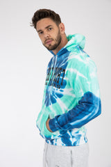 Adult Tie-Dye Hoodie Blue Ocean