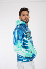 Adult Tie-Dye Hoodie Blue Ocean