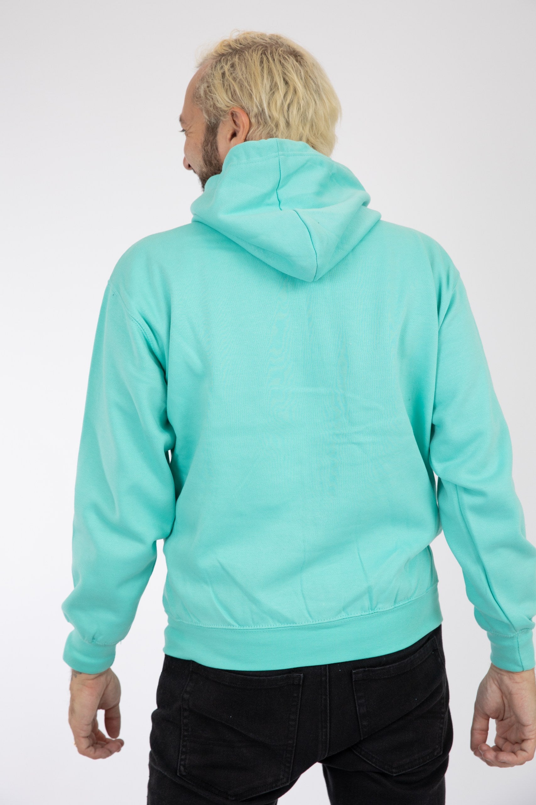 Adult Zipper Hoodie Blue Grey