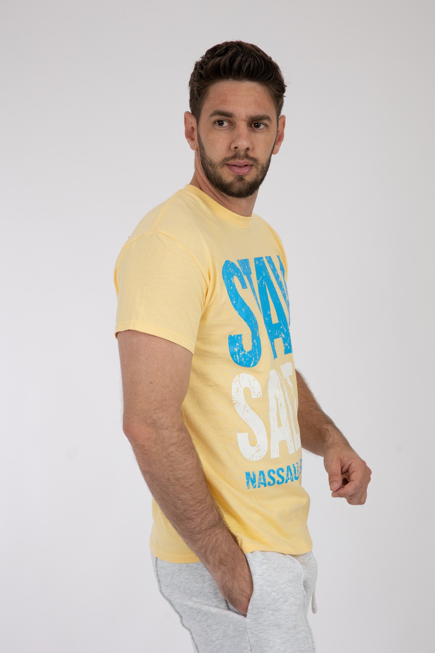 Adult Solid T-Shirts Sand