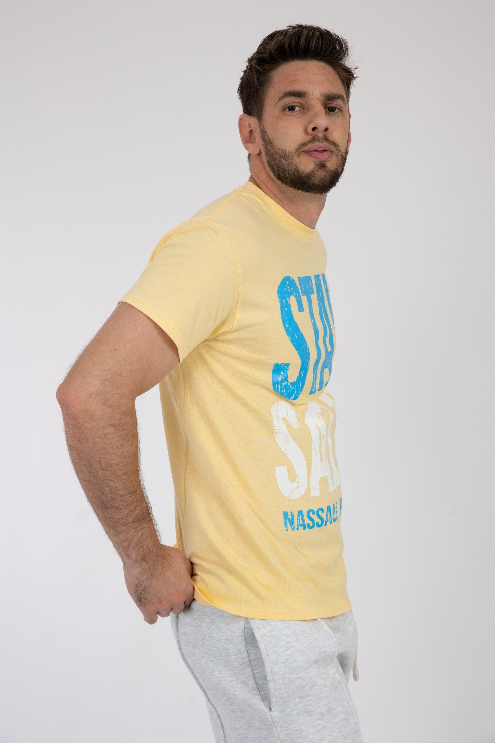 Adult Solid T-Shirts Sand