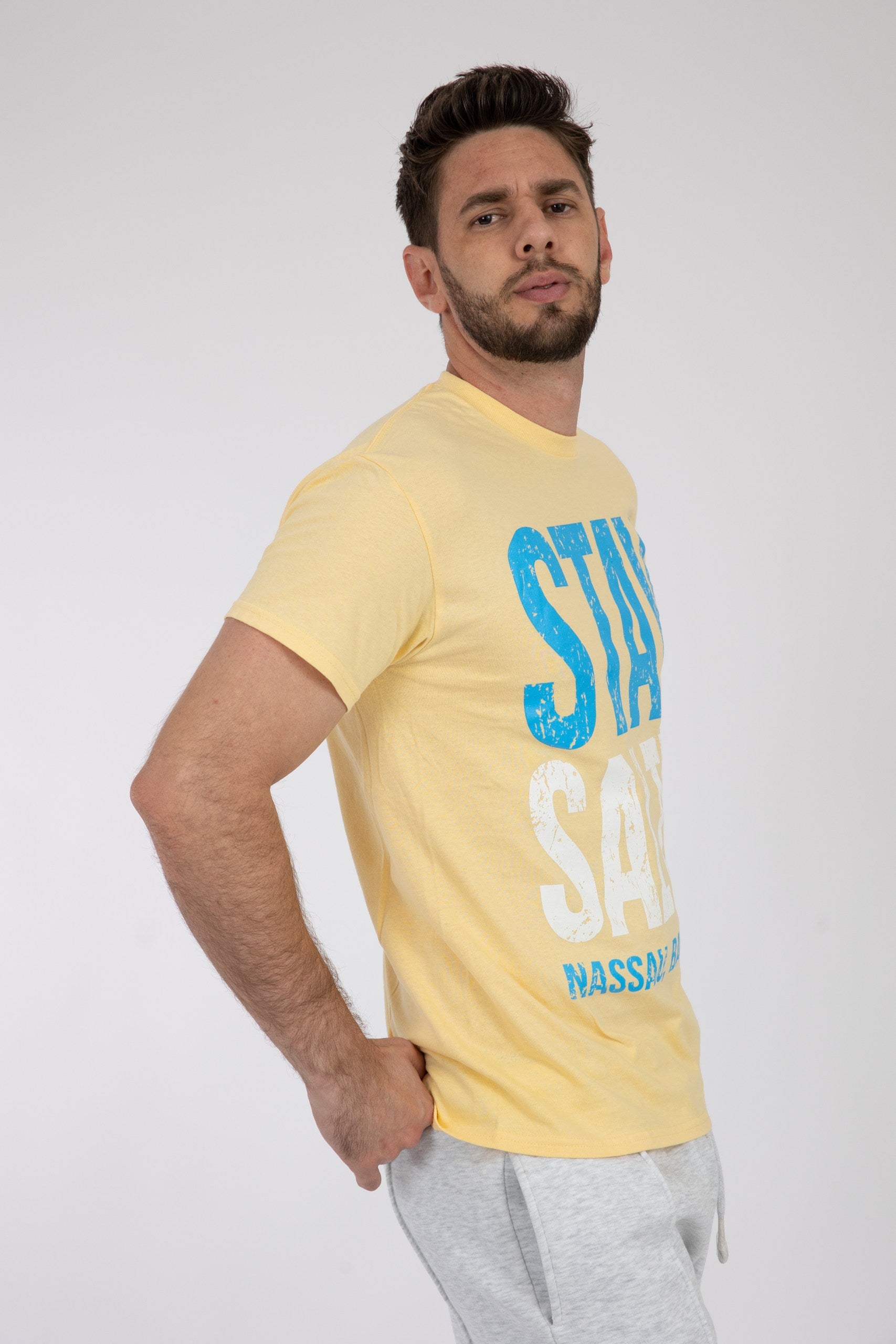 Adult Solid T-Shirts Sand