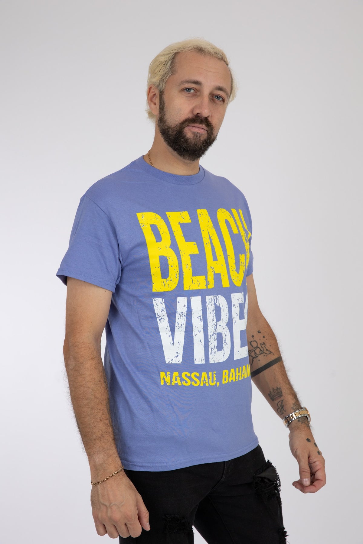 Adult Solid T-Shirts Violet