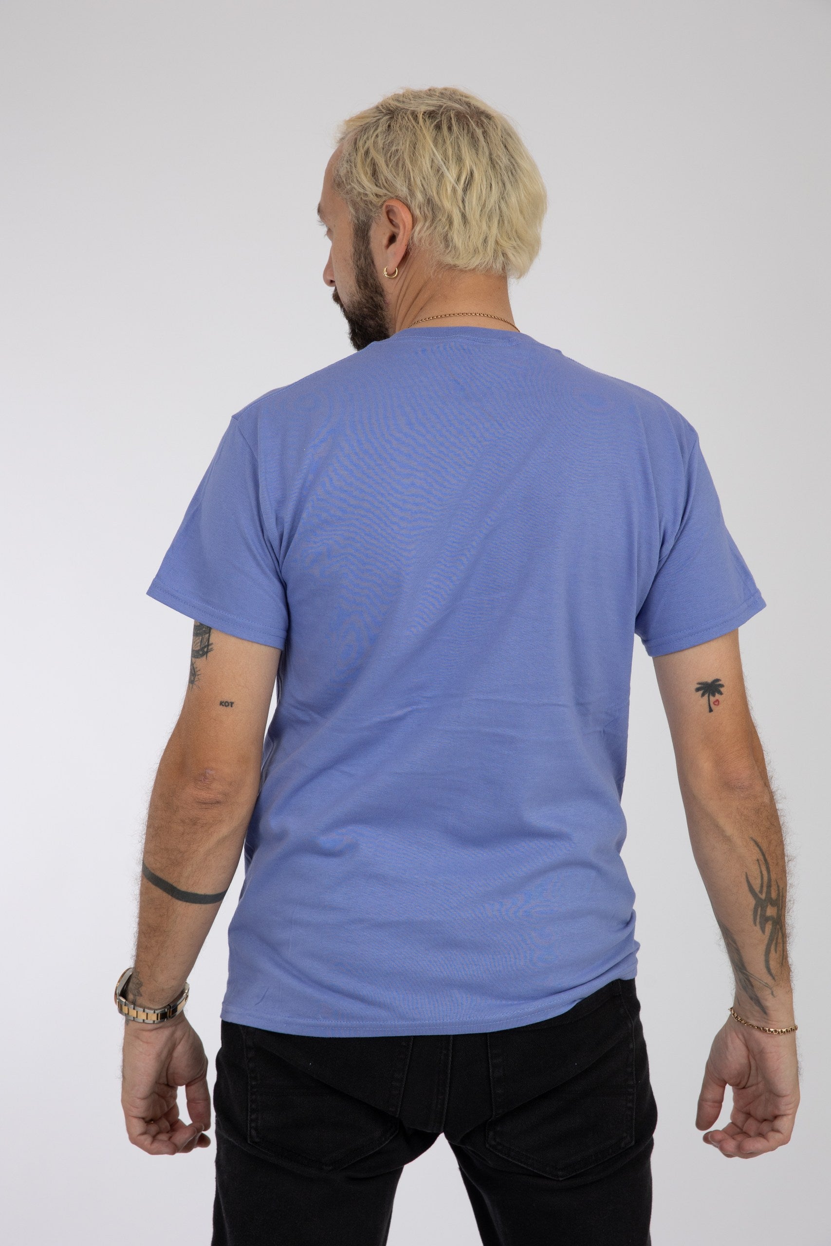 Adult Solid T-Shirts Violet