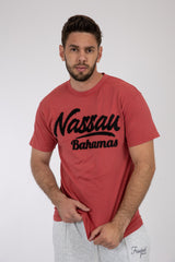 Adult Solid T-Shirts Paprika