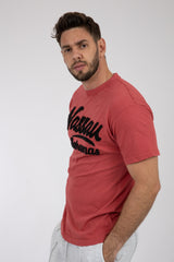 Adult Solid T-Shirts Paprika
