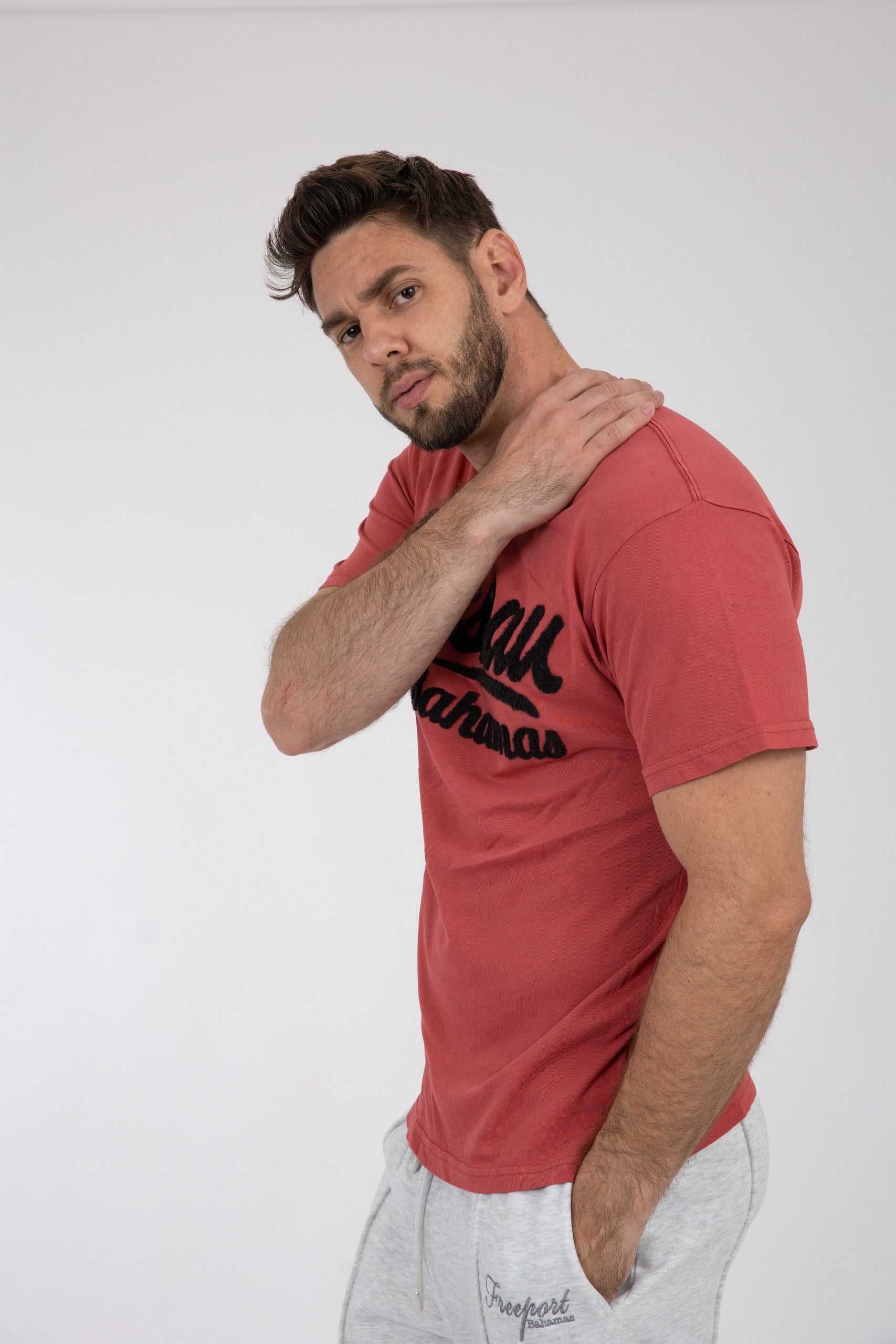 Adult Solid T-Shirts Paprika