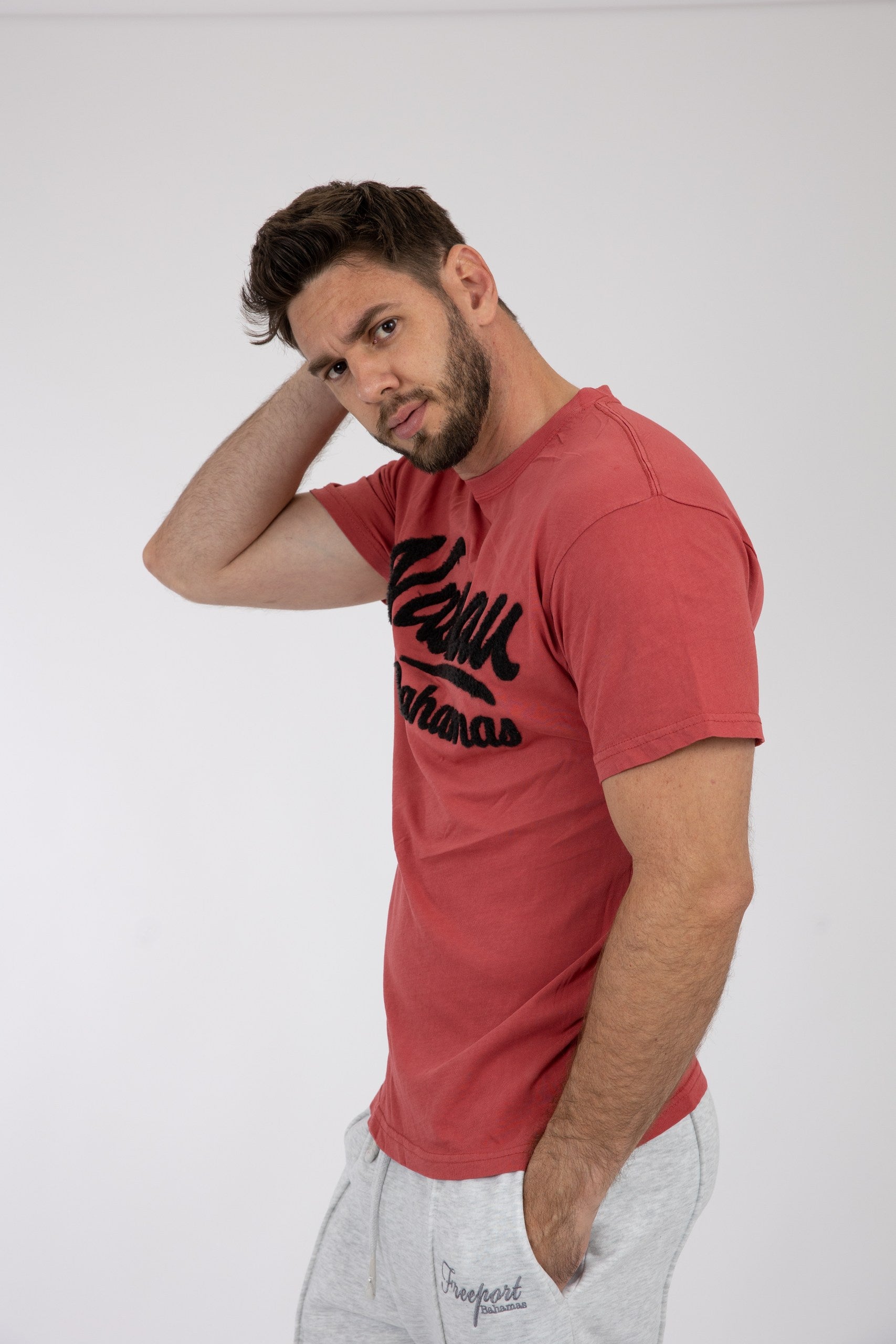 Adult Solid T-Shirts Paprika