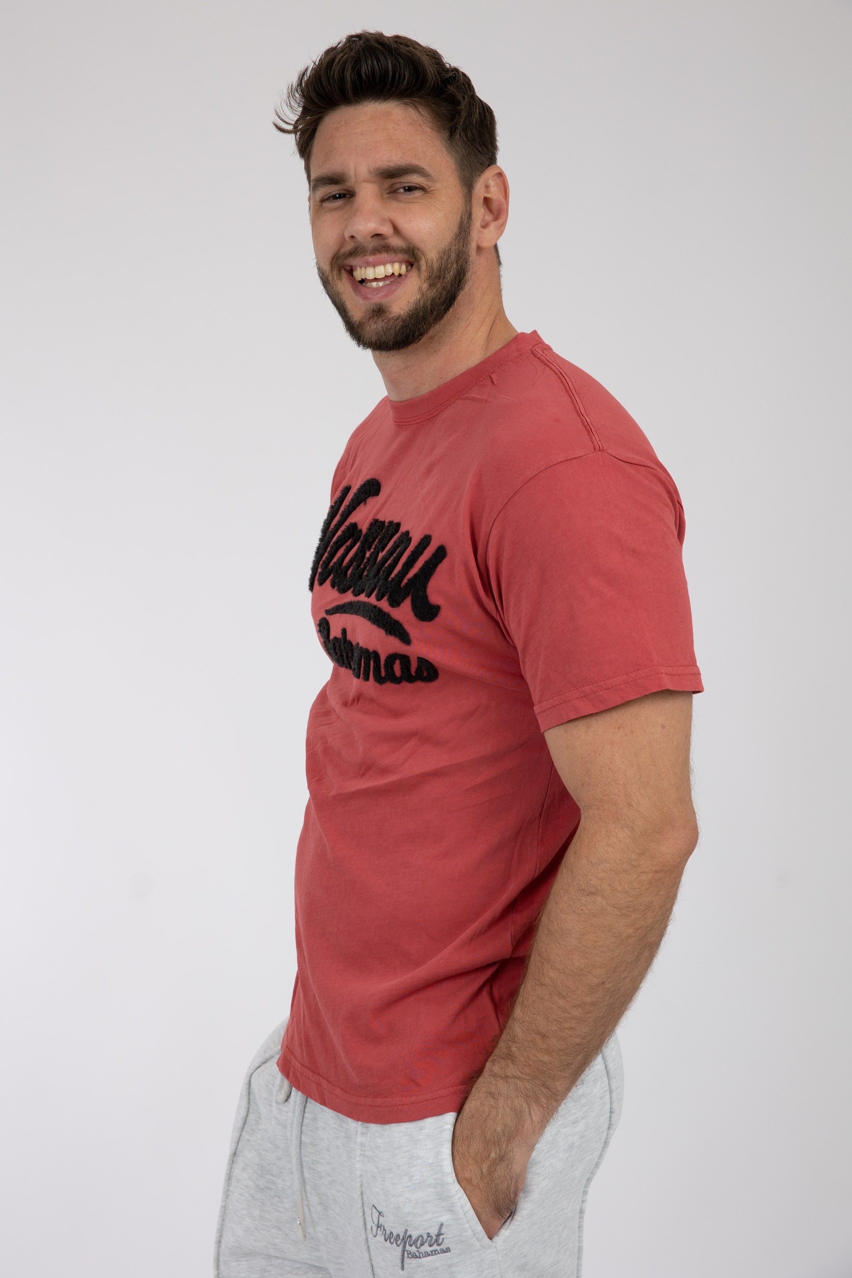 Adult Solid T-Shirts Paprika