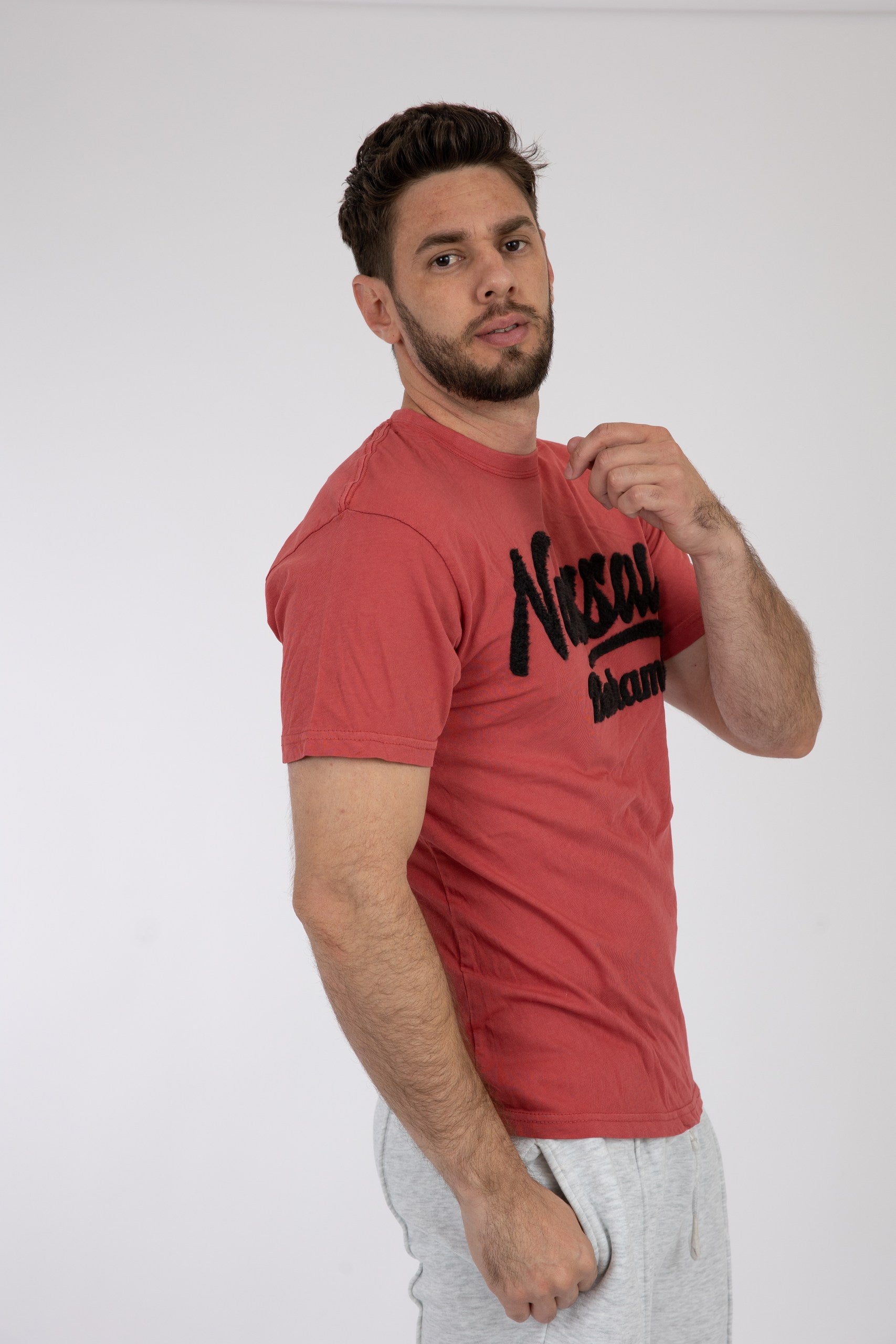 Adult Solid T-Shirts Paprika