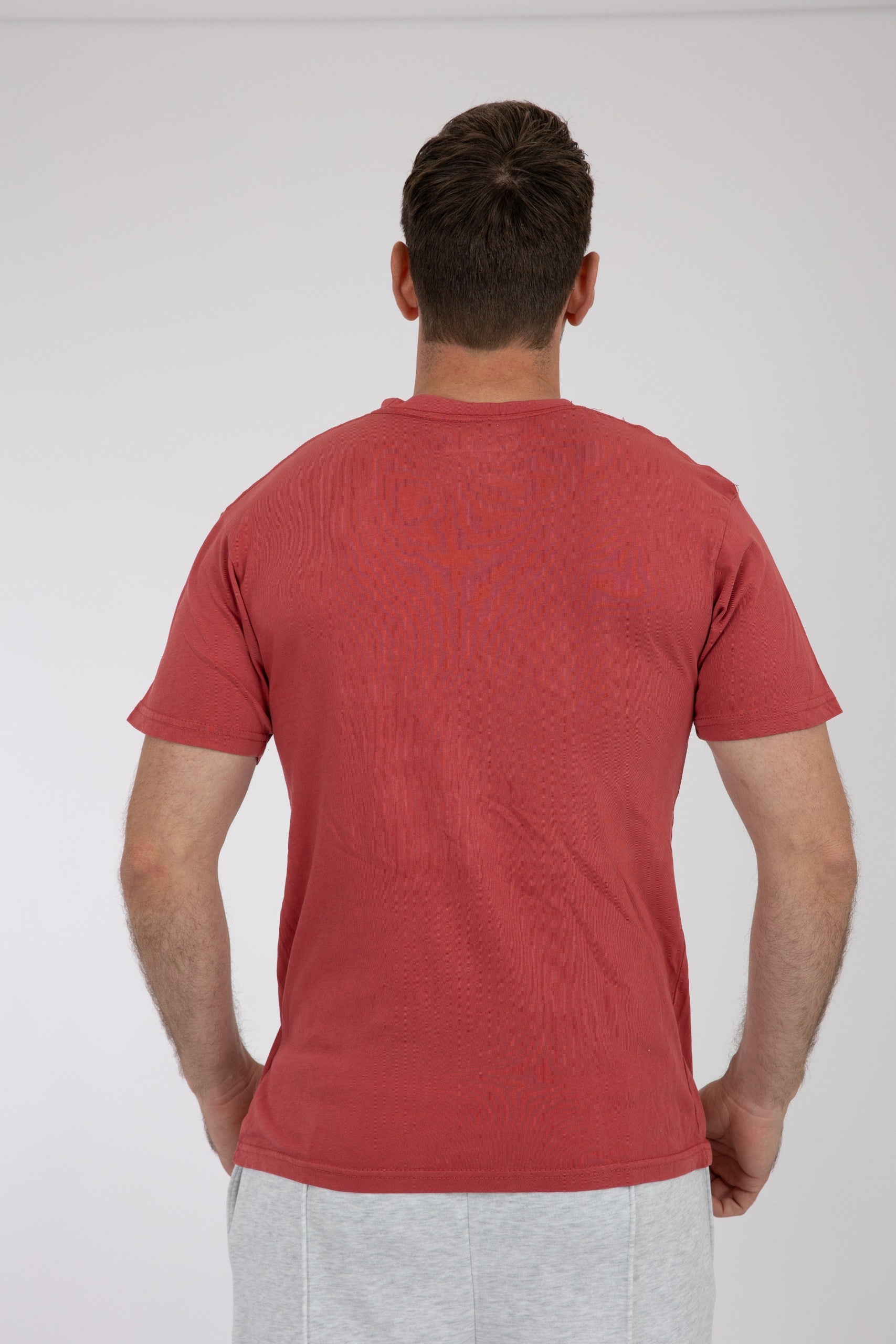 Adult Solid T-Shirts Paprika