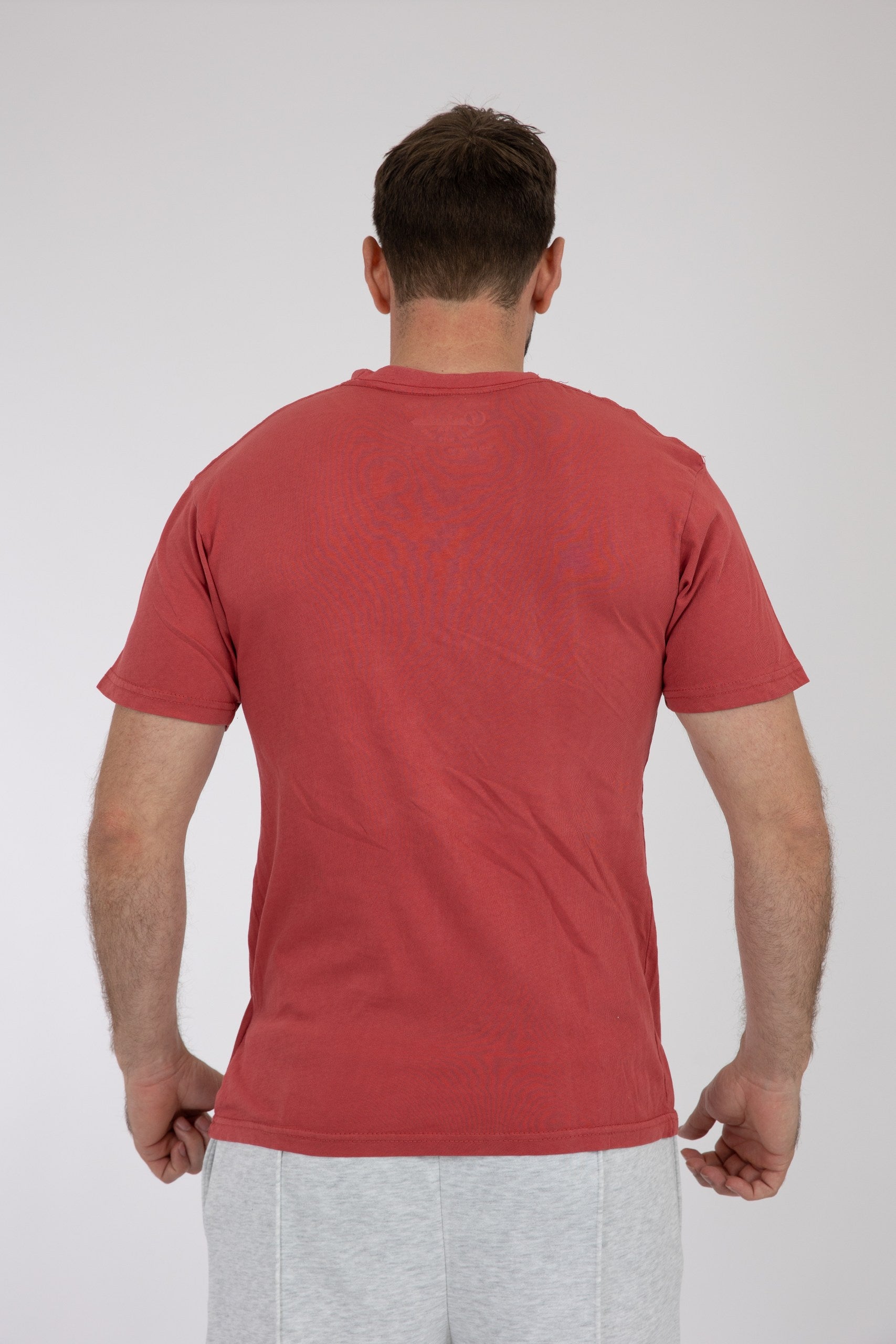 Adult Solid T-Shirts Paprika