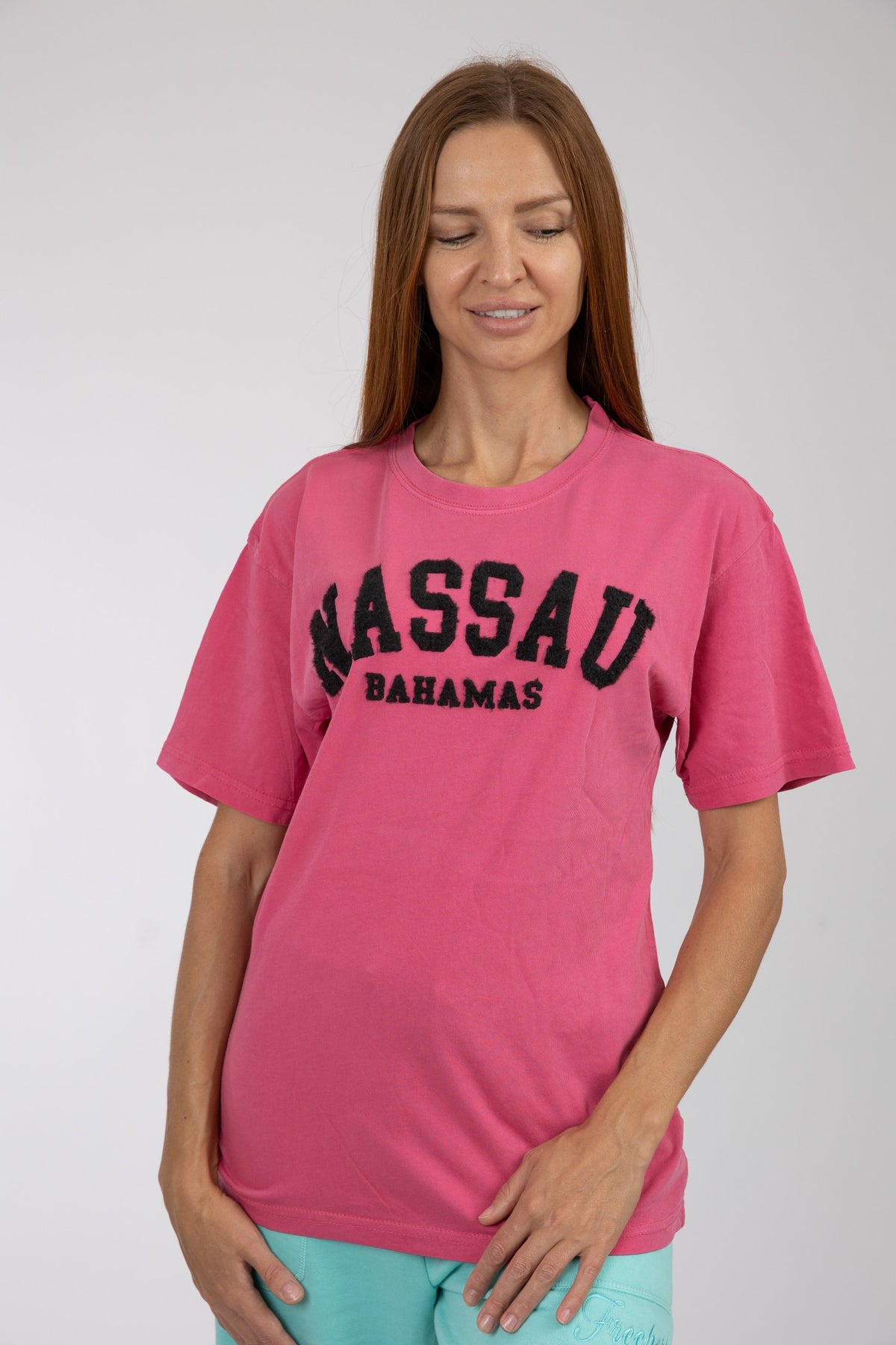 Adult Solid T-Shirts Azalea
