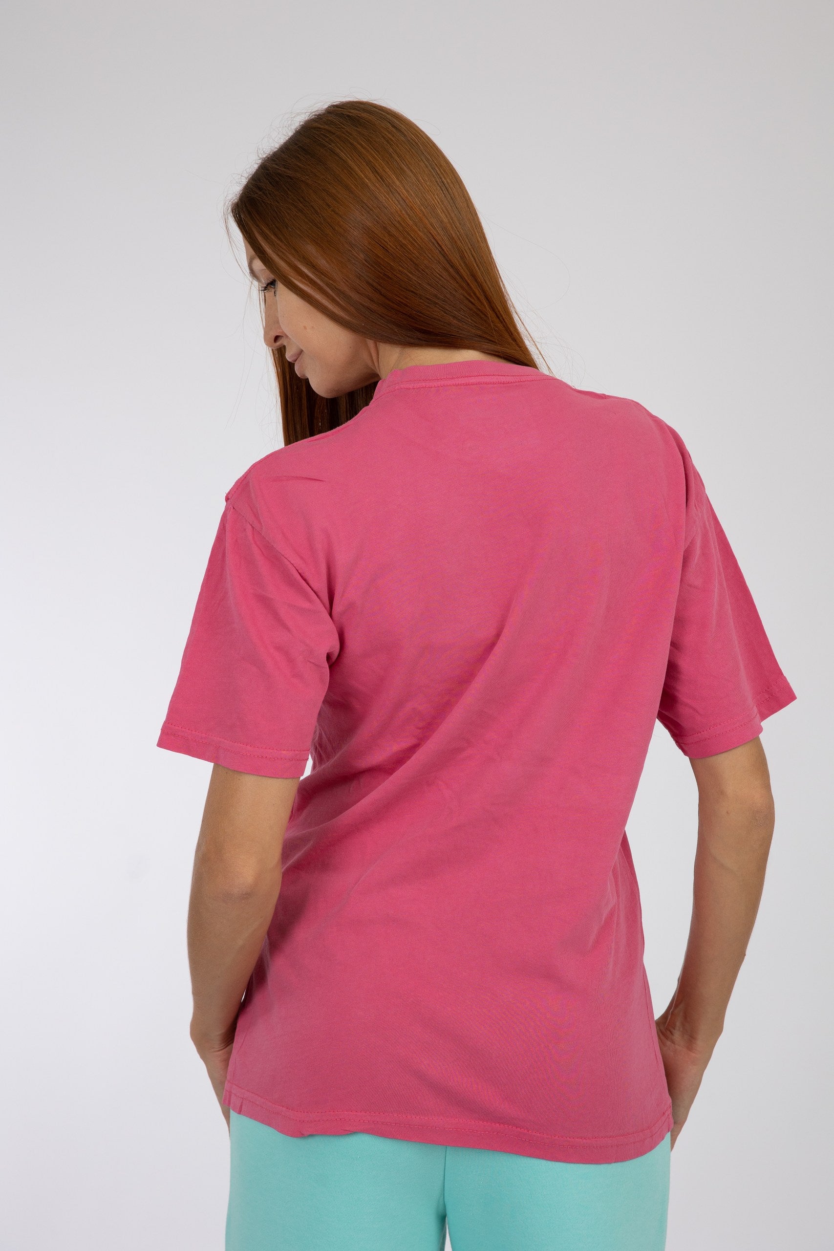 Adult Solid T-Shirts Azalea