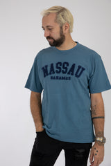 Adult Solid T-shirt Heather Blue