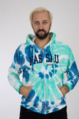 Adult Tie-Dye Hoodie Blue Jerry