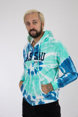 Adult Tie-Dye Hoodie Blue Jerry
