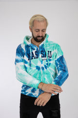 Adult Tie-Dye Hoodie Blue Jerry