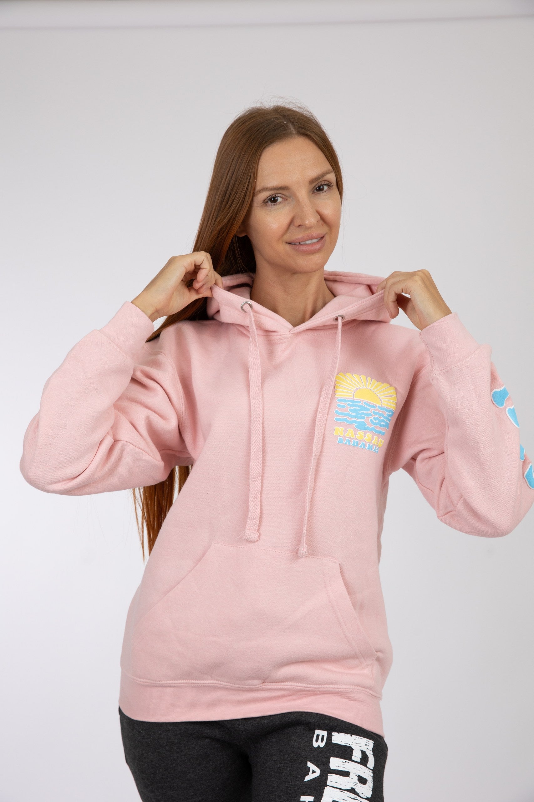 Adult Hoodie Smoke Pink