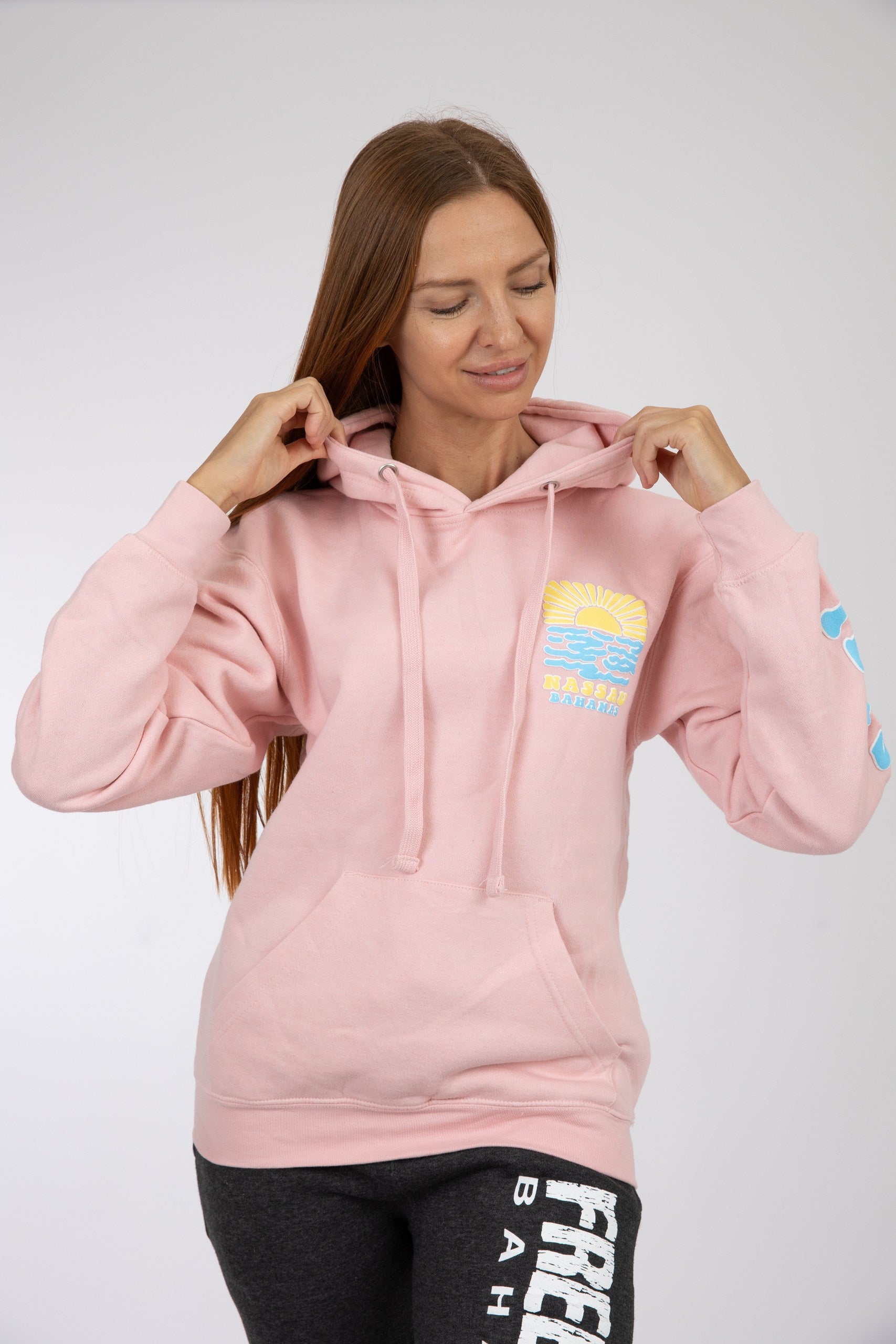 Adult Hoodie Smoke Pink