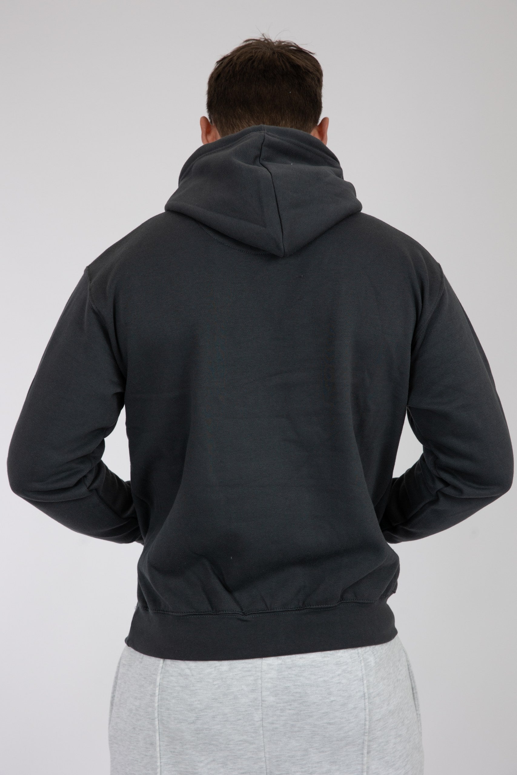 Adult Solid Hoodie Pepper