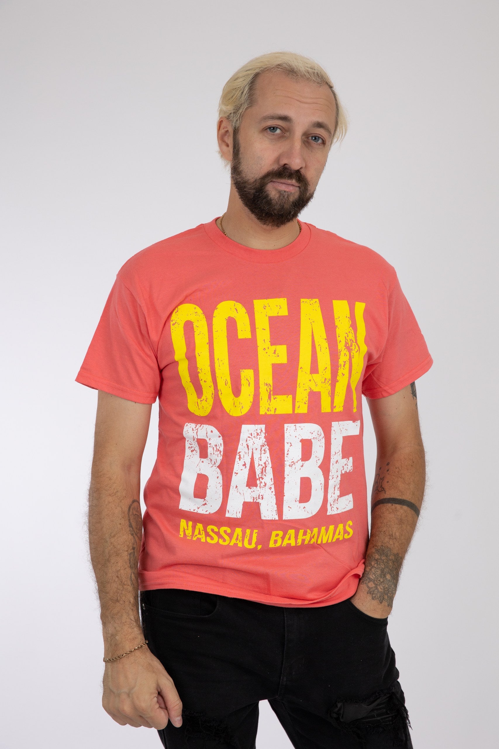 Adult Solid T-Shirts Forest Orange