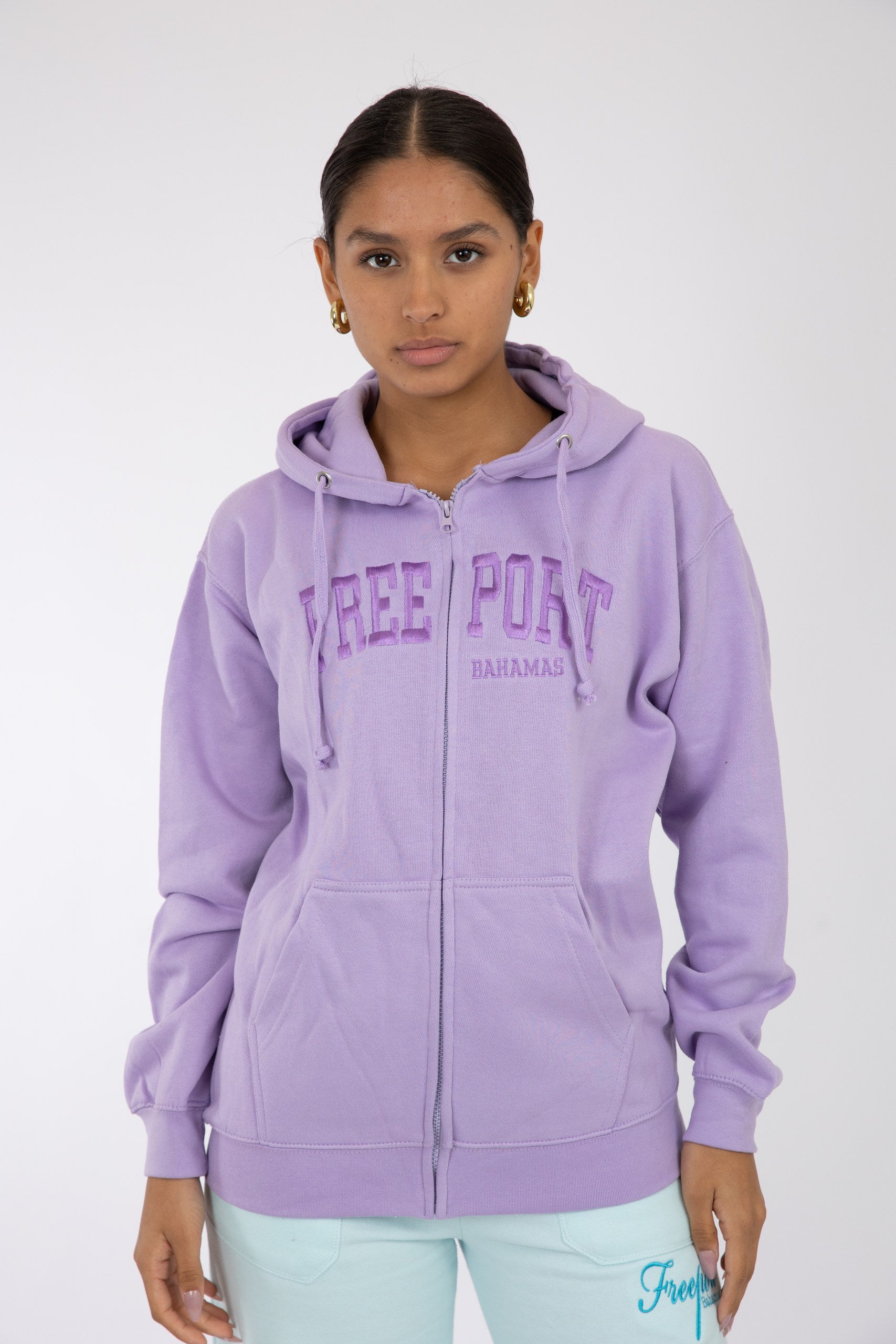 Adult Zipper Hoodie Mauve