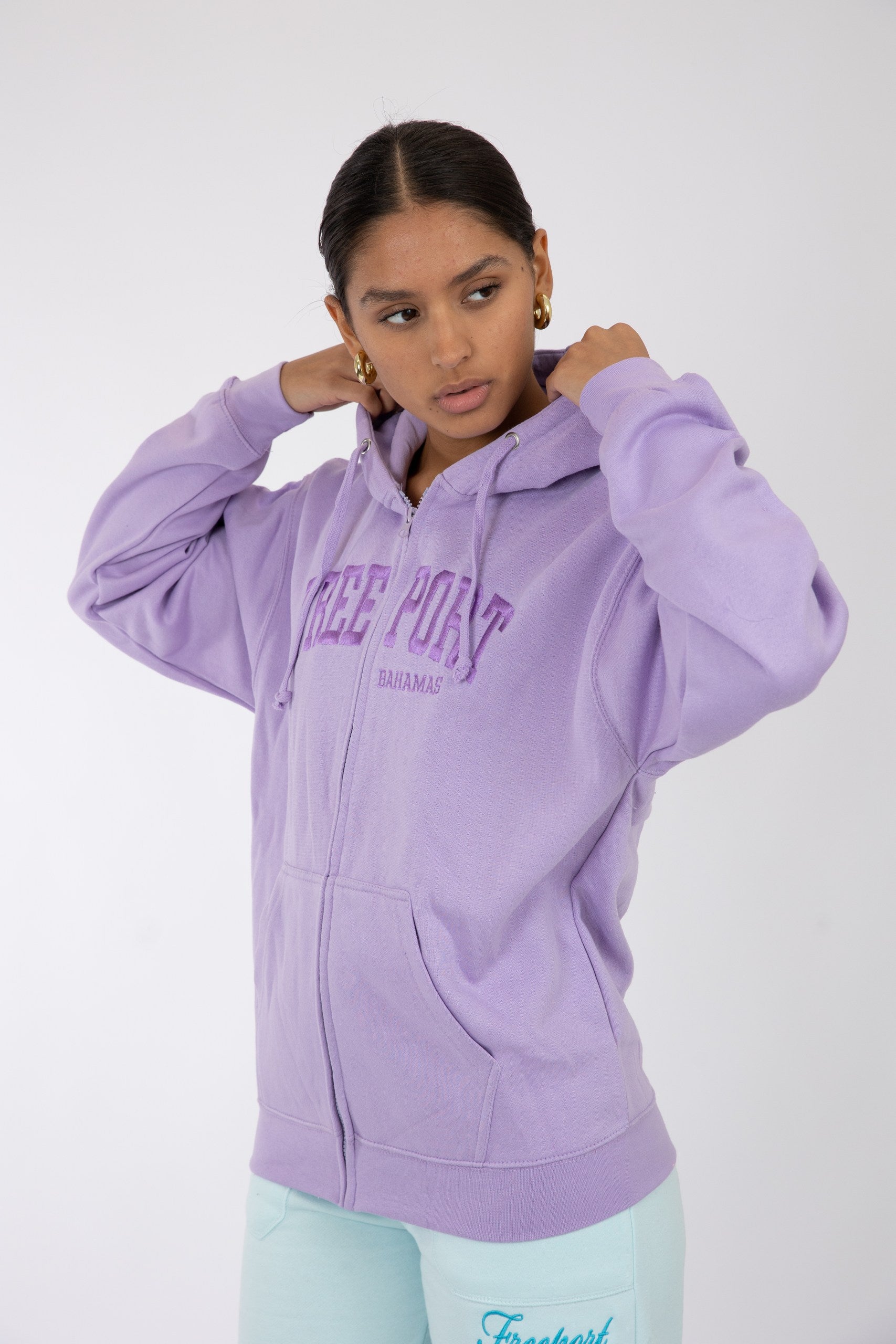 Adult Zipper Hoodie Mauve