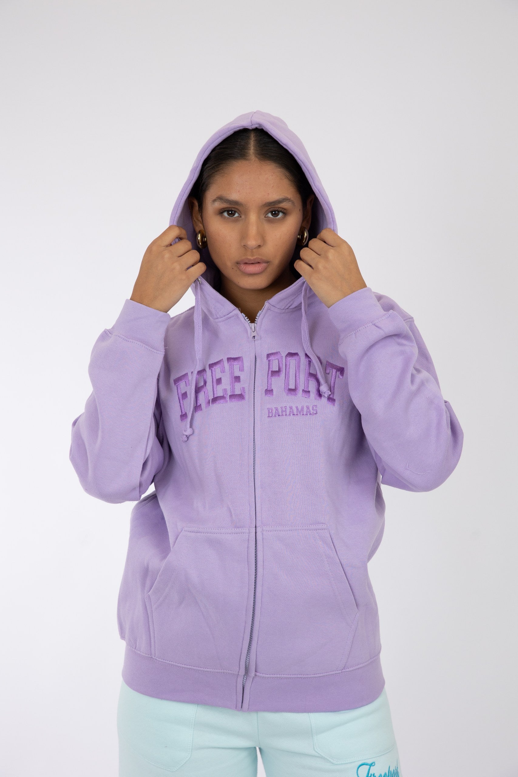 Adult Zipper Hoodie Mauve