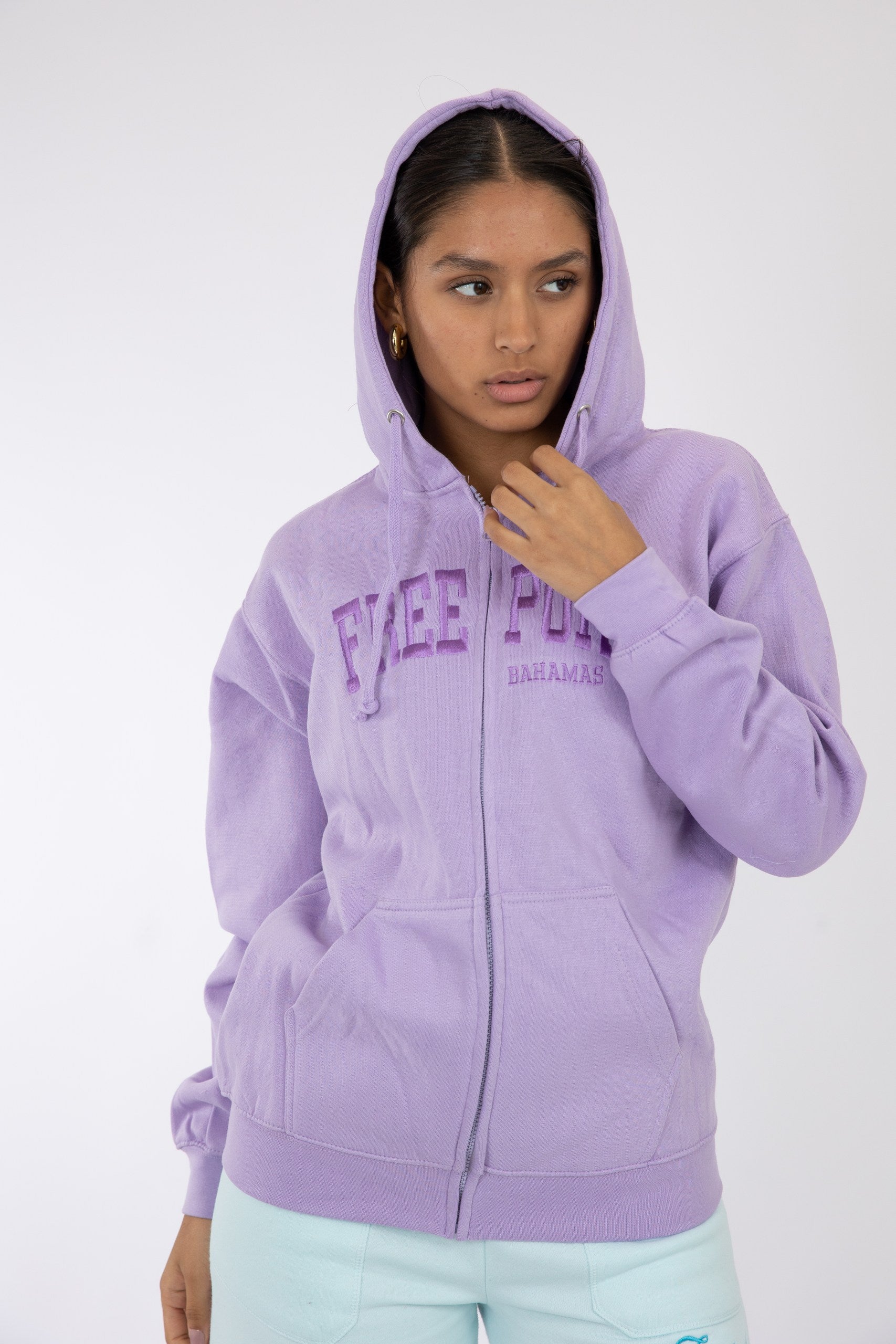 Adult Zipper Hoodie Mauve