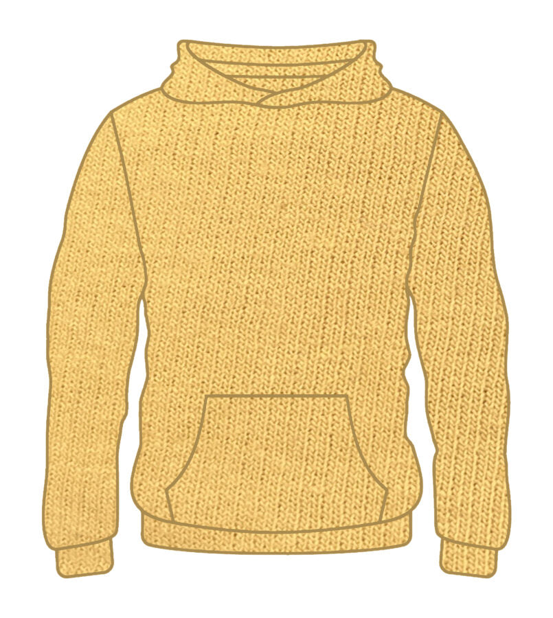 Youth Solid Hoodies Mustard H-100